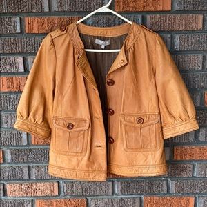 Stylish Miss Me  3/4 sleeve Leather jacket